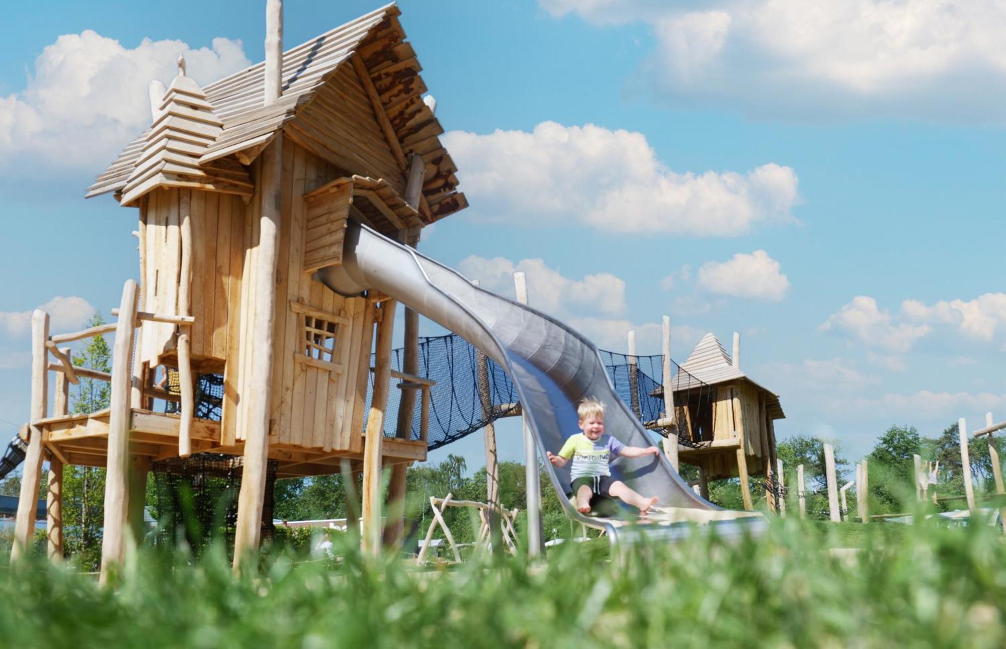 Familie Vakantiepark Krieghuusbelten Raalte Exteriör bild
